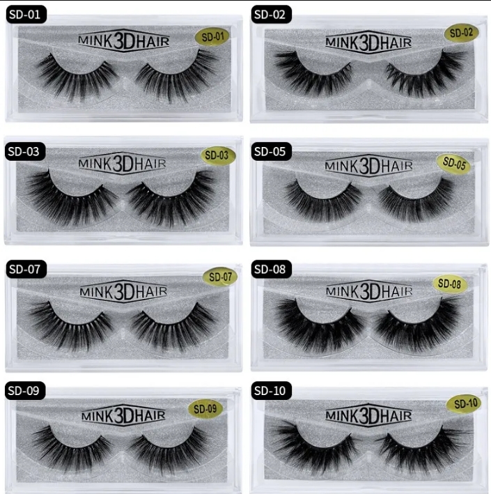 20 Styles 3D Eyelashes Makeup Mink False Lashes Soft Natural Thick Extension Beauty Tools