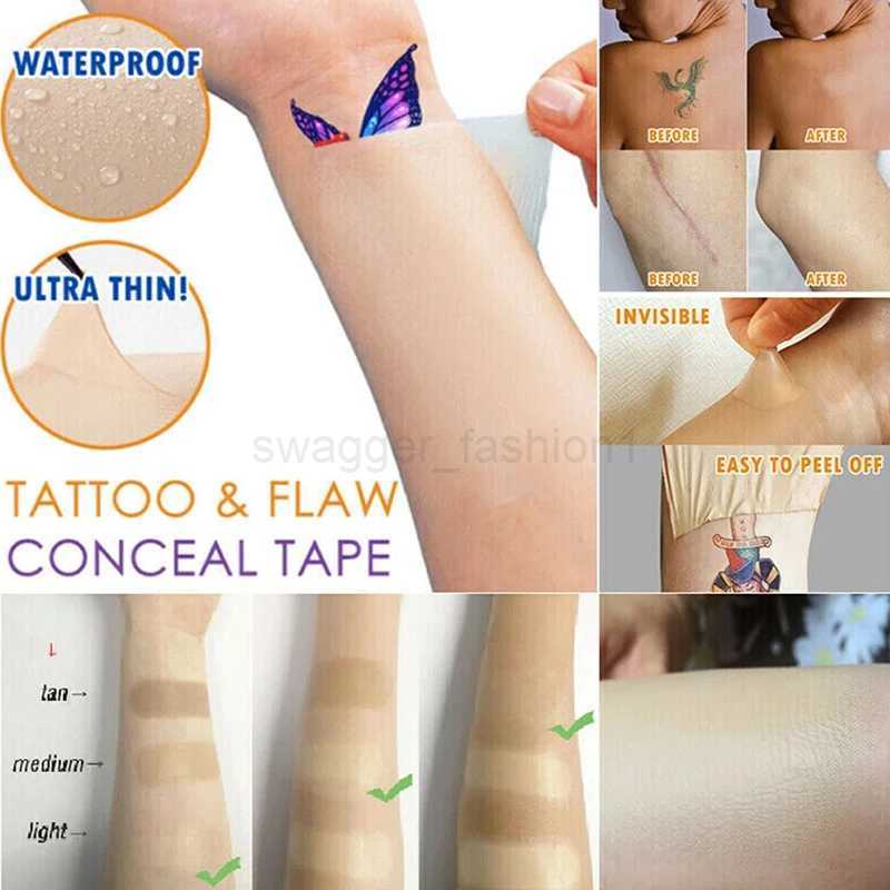 6PCS Scar Patches Skin Color Tattoo Cover Up Skin Repair Patch Waterproof Flaw Birthmark Concealing Sticker Portable Skin CareB240711