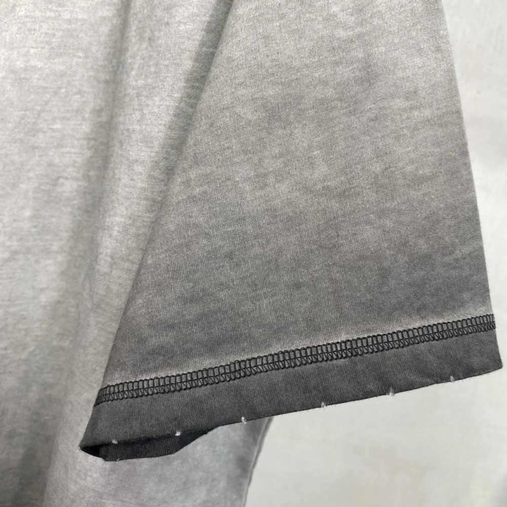 Vintage Distressed T-shirt For Men Y2k Oversized Short Sleeve Tee Gothic Women Punk T Shirts High Street Hip Hop Streetwear Tops 240703