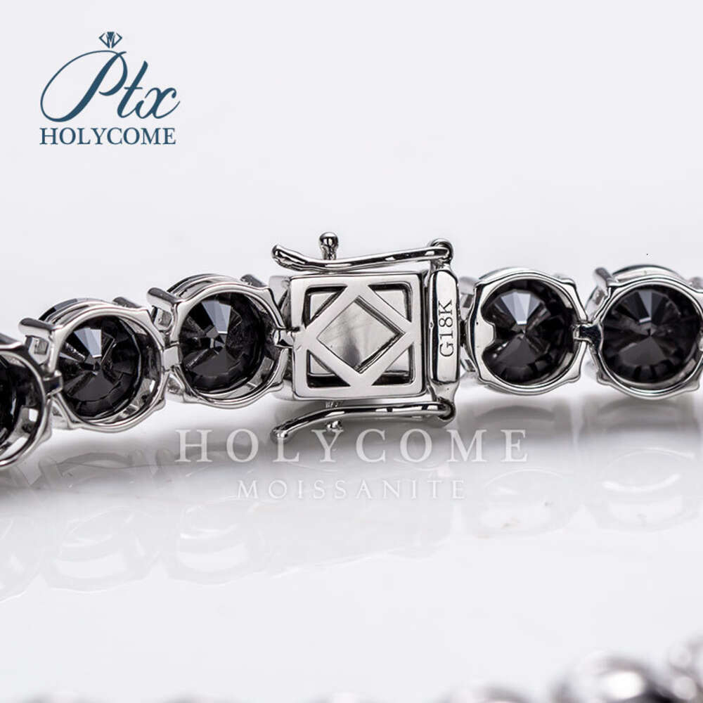 Ay Def Vvs1 Black Round Bracelet Silver 15cm-20cm Pass Moissanite Diamond Tester Gra Certificated Holycome Reddit