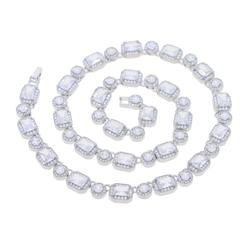 Micro Pave CZ Choker Necklace | Iced Out Tennis Chain Hip Hop Jewelry