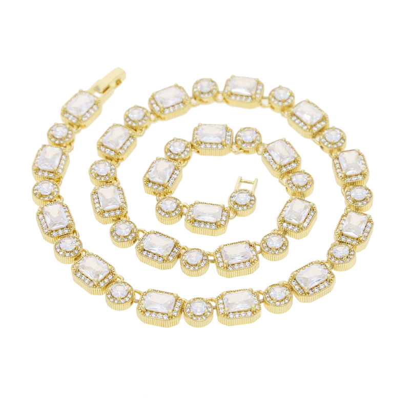 Micro Pave CZ Choker Necklace | Iced Out Tennis Chain Hip Hop Jewelry