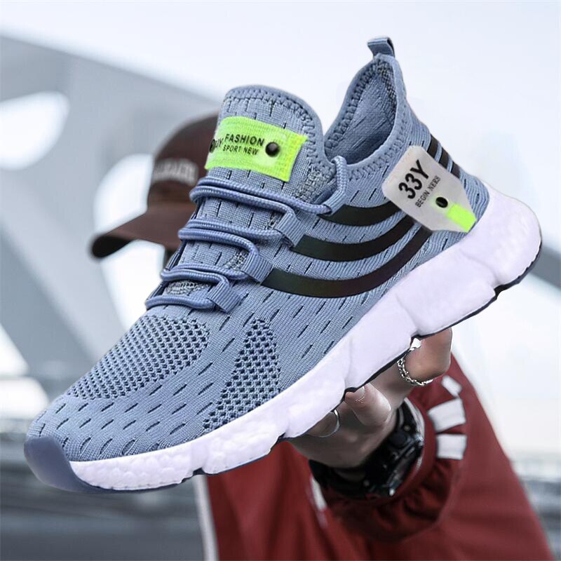 Men Shoes Breathable Classic Running Sneakers For Man Outdoor Light Comfortable Mesh Shoes Slip On Walking Shoestenis 908