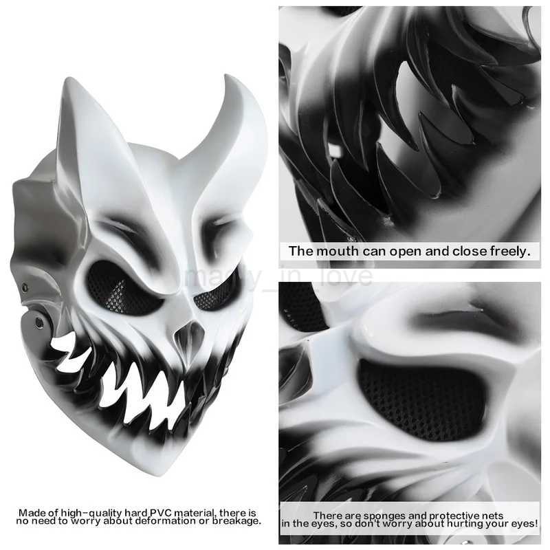 Halloween Slaughter To Prevail Mask Deathmetal Kid of Darkness Demolisher Shikolai Demon Masks Brutal Deathcore Cosplay PropM240711
