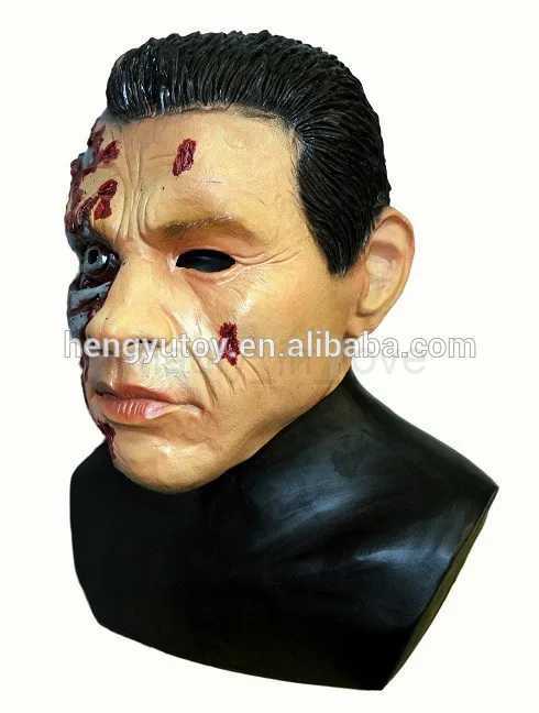 Realistic Arnold Schwarzenegger Mask Latex Robot Terminator Mask Fancy Dress Party Masquerade MovieM240711