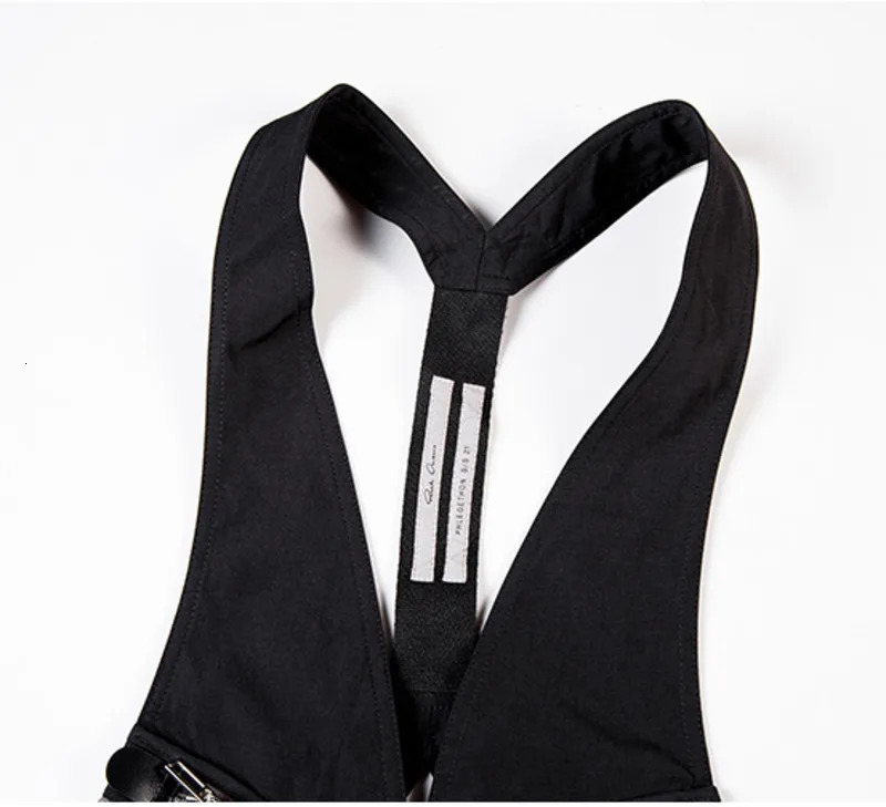 IEFB Black Zipper Pockets High Quality Locomotive Moto Biker Sports Coat Functional Casual Punk Style Trendy Cool Vest 240704