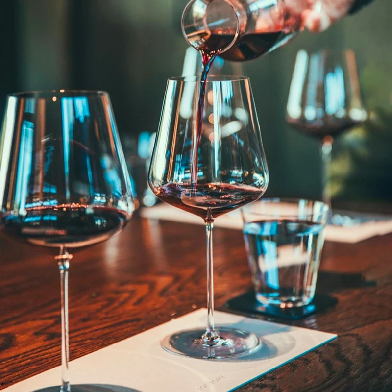 JINYOUJIA Zalto Style Upscale Banquet Crystal Handmade Wine Glass Extremely Thin Masterly Craft Perfect Classics Goblet 240624