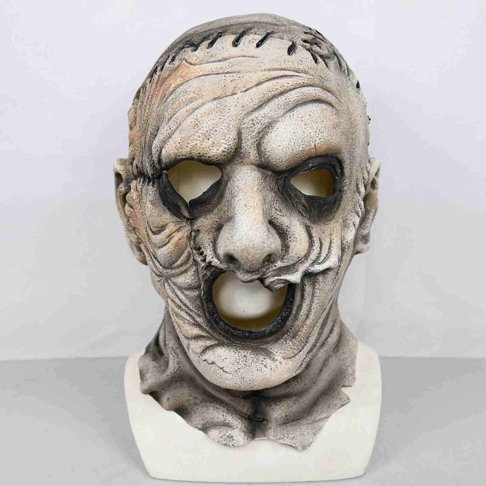 Chainsaw Massacre Leatherface Masks Latex Scary Movie Halloween Cosplay Costume Party Event Props Toys MaskM240711
