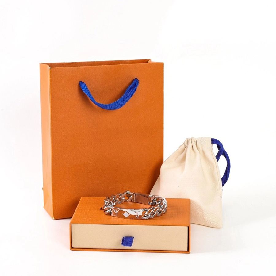 Designer Men and Women Hip Hop High Quality Titanium Steel Ancient Bar Bracelet Fashion Trend Festival