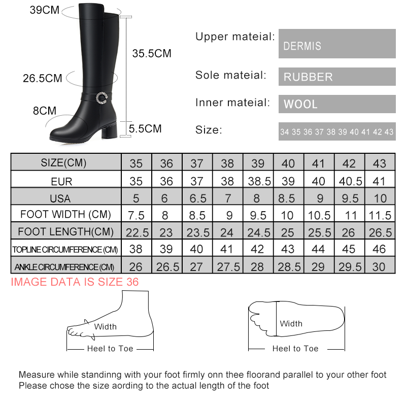 AIYUQI Long Boots Women Genuine Leather 2024 Winter New Wool Warm Knight Boots Women British Women High Boots