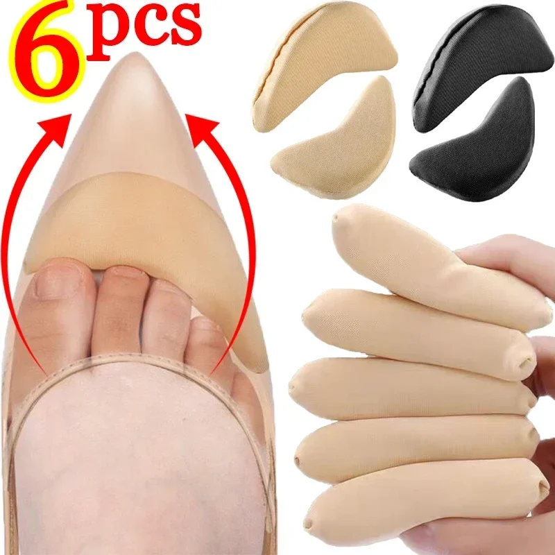 Sponge Forefoot Insert Pads Women Adjustment Reduce Shoe Size Pain Relief High Heel Filler Insoles Forefoot Toe Plug Cushion