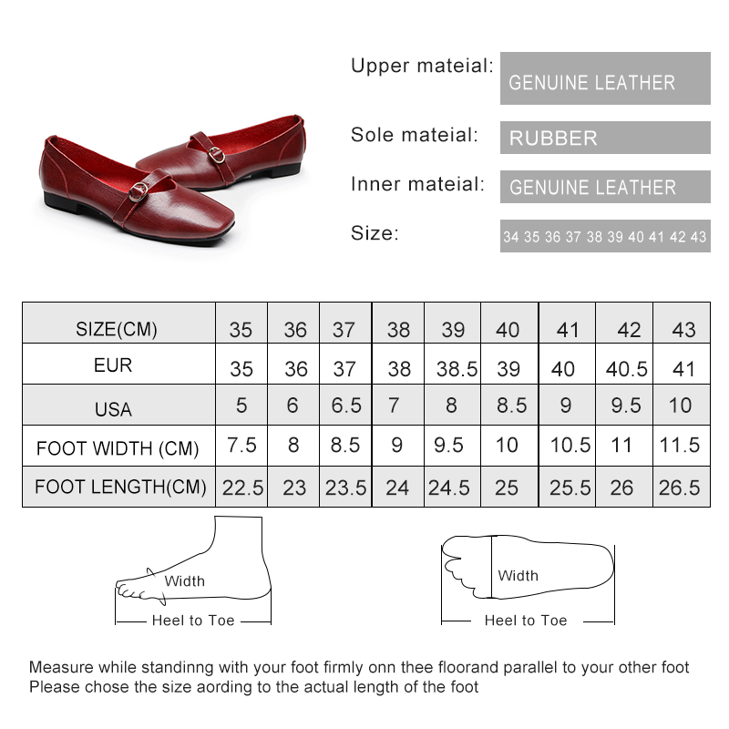 AIYUQI Women flat shoes 2024 spring new genuine leather women casual shoes large size 35-43 comfortable mother shoes women