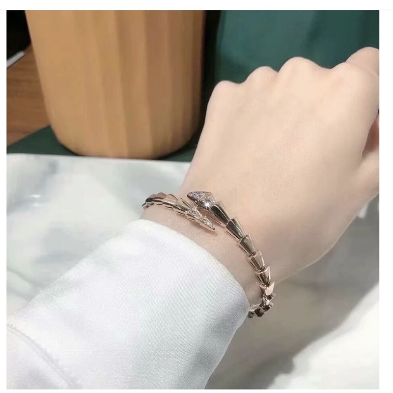 European and American luxury diamond bracelet 925 silver gold-plated trend women fashion brand jewelry gifts