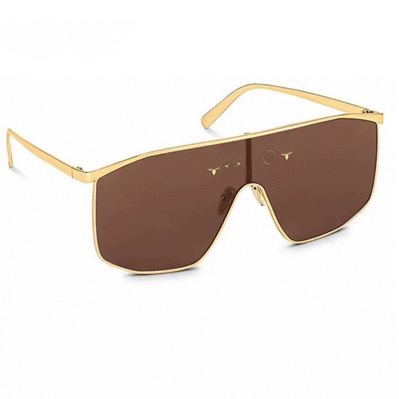 Luxury Mens Sunglasses Vintage Mask Oversized Metal Designer Womens Sunglasses Z1853 Fashion Outdoor Gasses UV400 Protect eyes With box