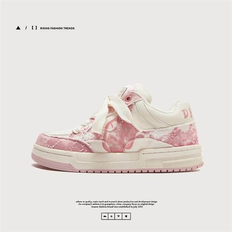 2024 Summer New Trendy Casual Shoes Mens Trendy Shoes Board Shoes Bread Shoes Same Style Little White Shoes for Men and Women