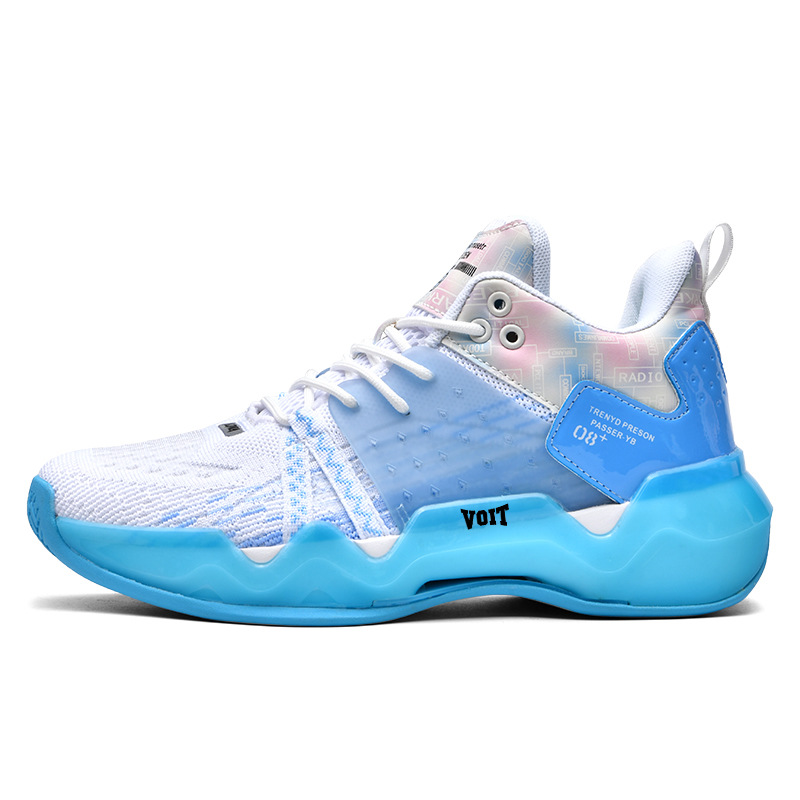TopFight 2023 New Basketball Boots Women Pink Breathable Casual Sports Shoes Outdoor Basketball Training Shoes Kids Sneakers