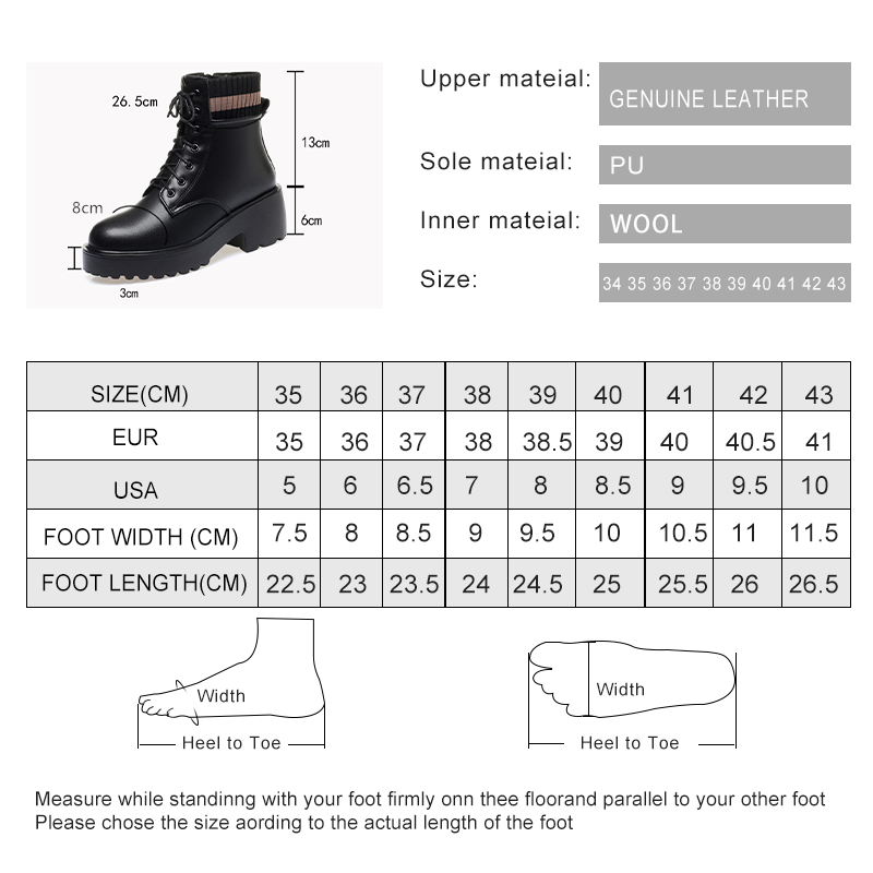 AIYUQI Women's Chelsea Boots Large Size 2024 New Genuine Leather Women Winter Shoes Boots Wool British Style Mid Boots Women