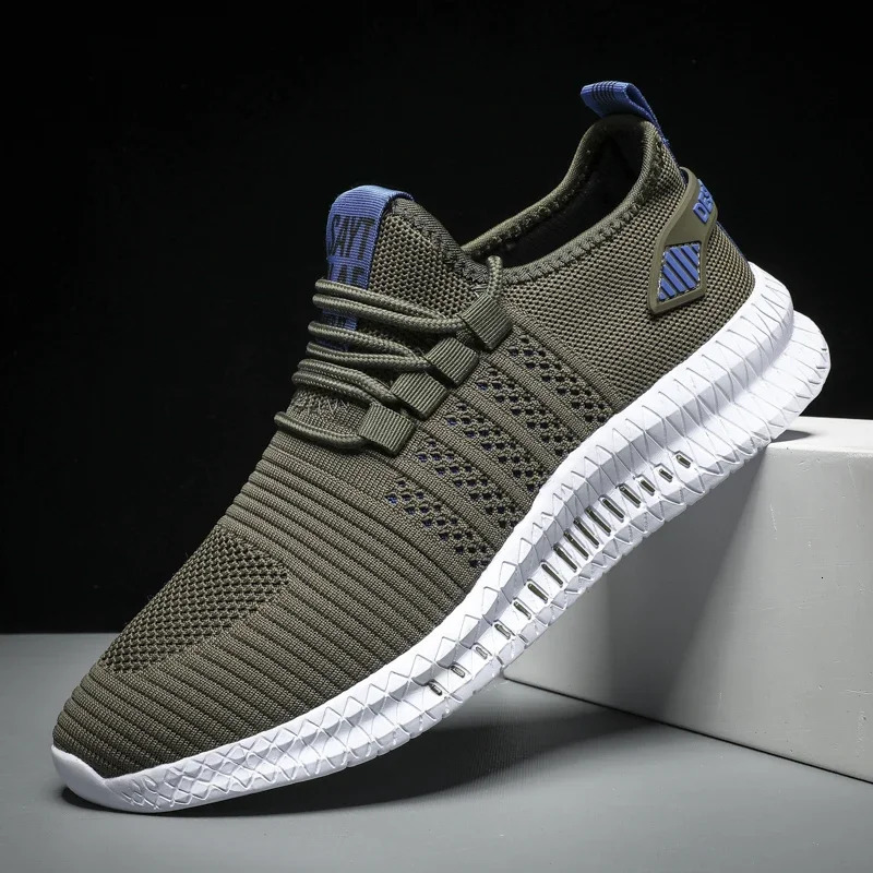 Big Size 47 Shoes Men Lightweight Breathable Running Walking Male Footwear Lace-up Adult Sneakers Zapatillas De Deporte 240708