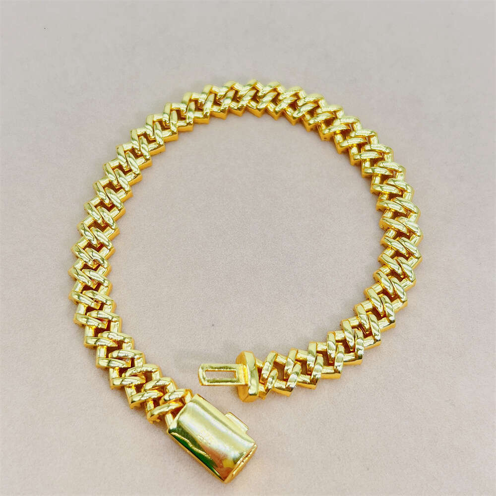 2024 Luxury Style 8mm Width Sterling Silver 925 Mens Cuban Necklace Iced Out Hip Hop Moissanite Cuban Bracelet