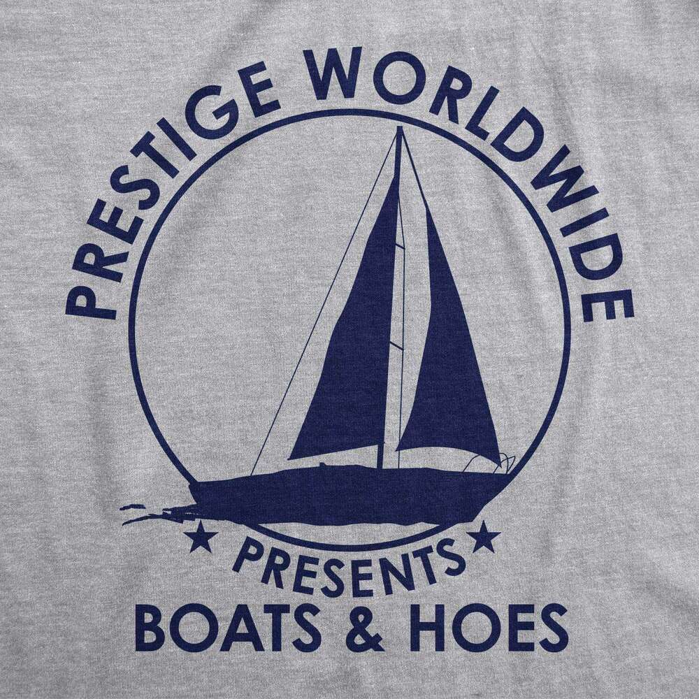 Designer shirt Mens T Shirt Prestige Worldwide Boats and Hoes Funny Movie Personalized printed short sleeves Free shipping