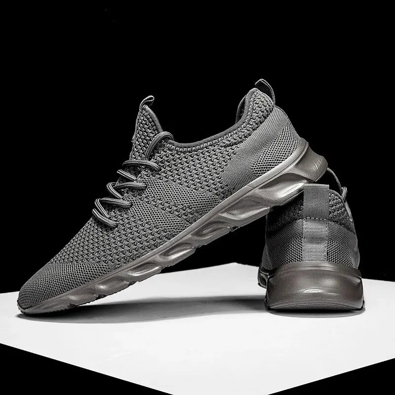 Men Casual Sport Shoes Light Sneakers White Outdoor Breathable Mesh Black Running Shoes Athletic Jogging Tennis Shoes 240708