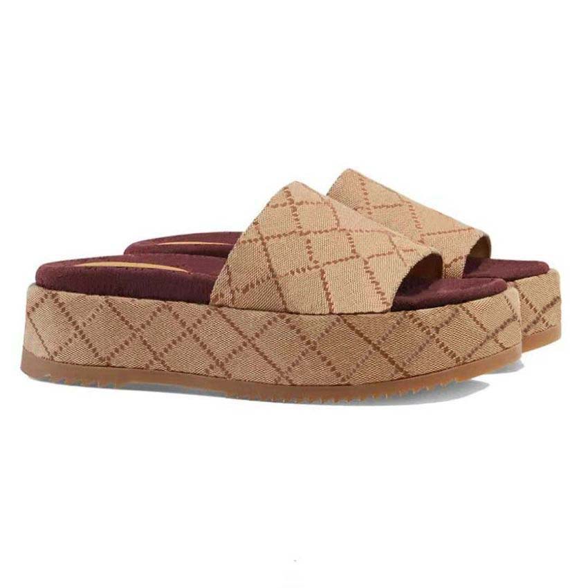 Womens Floral Platform Sandals Leather Printed Summer Slippers Fashion Rubber Slides Beach Sandals