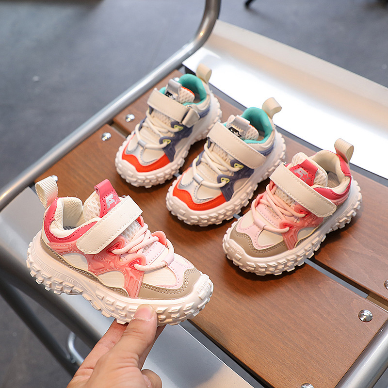 Children's women 1-6 3 years old, boys leather sports soft soles, non slip, toddler walking shoes, trendy shoes F711-25