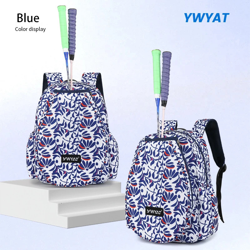 Badminton Backpack with Shoe Compartment Large-capacity Women Men Multifinctional Travel Gym Sports Tennis Racquets Bags 240709