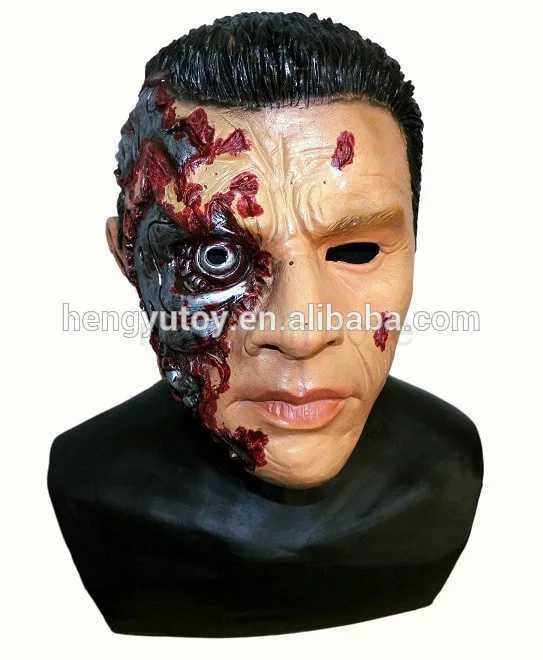 Realistic Arnold Schwarzenegger Mask Latex Robot Terminator Mask Fancy Dress Party Masquerade MovieM240711