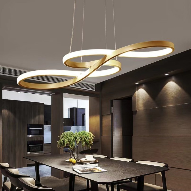 Modern Kitchen Pendant Lights Bar Table Dining Room Decor Hanging Lights Remote Kitchen Led Cord Pendant Lamp