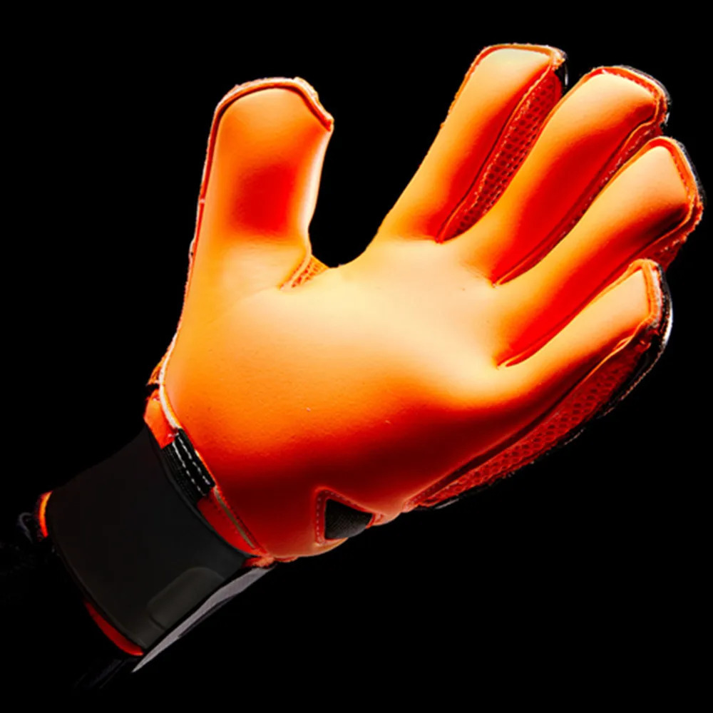 Men Kids Professional Soccer Goalkeeper Gloves Soft Full Latex Slip Strong Protection Football Goal Keeper Gloves 5 Finger Save 240710