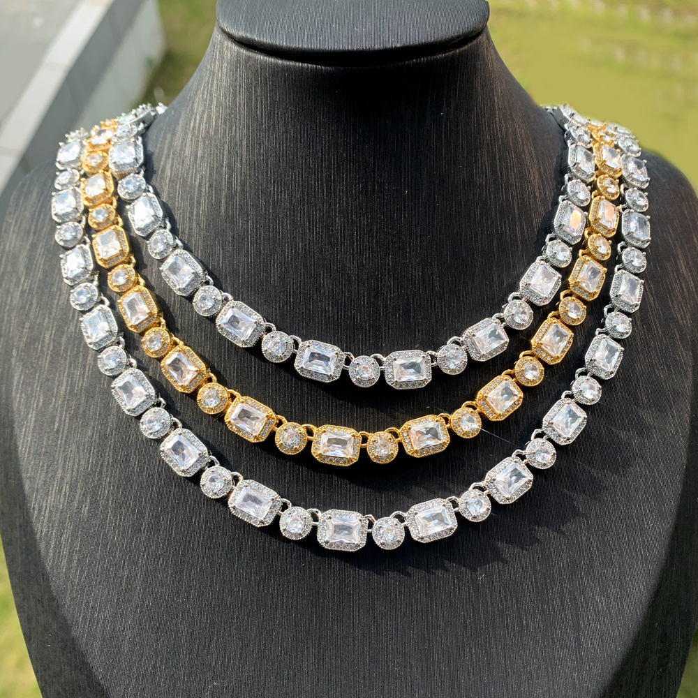 Micro Pave CZ Choker Necklace | Iced Out Tennis Chain Hip Hop Jewelry