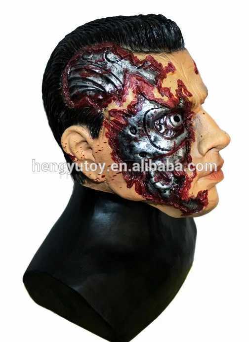 Realistic Arnold Schwarzenegger Mask Latex Robot Terminator Mask Fancy Dress Party Masquerade MovieM240711