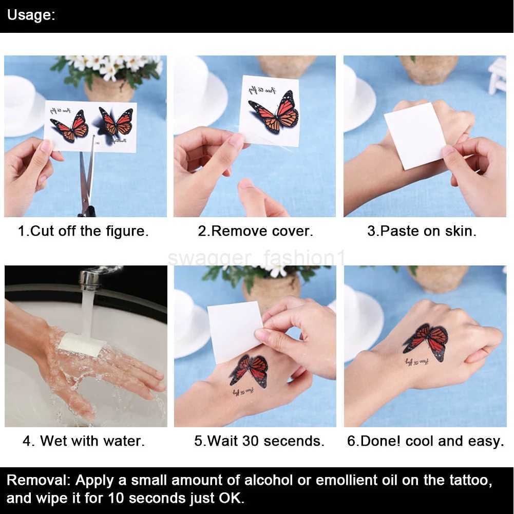 Full Back Covered Herbal Juice Tattoo Sticker Sea King 1PCS Semi Permanent Tattoo Sticker Demon Samurai for Adults Women MenB240711