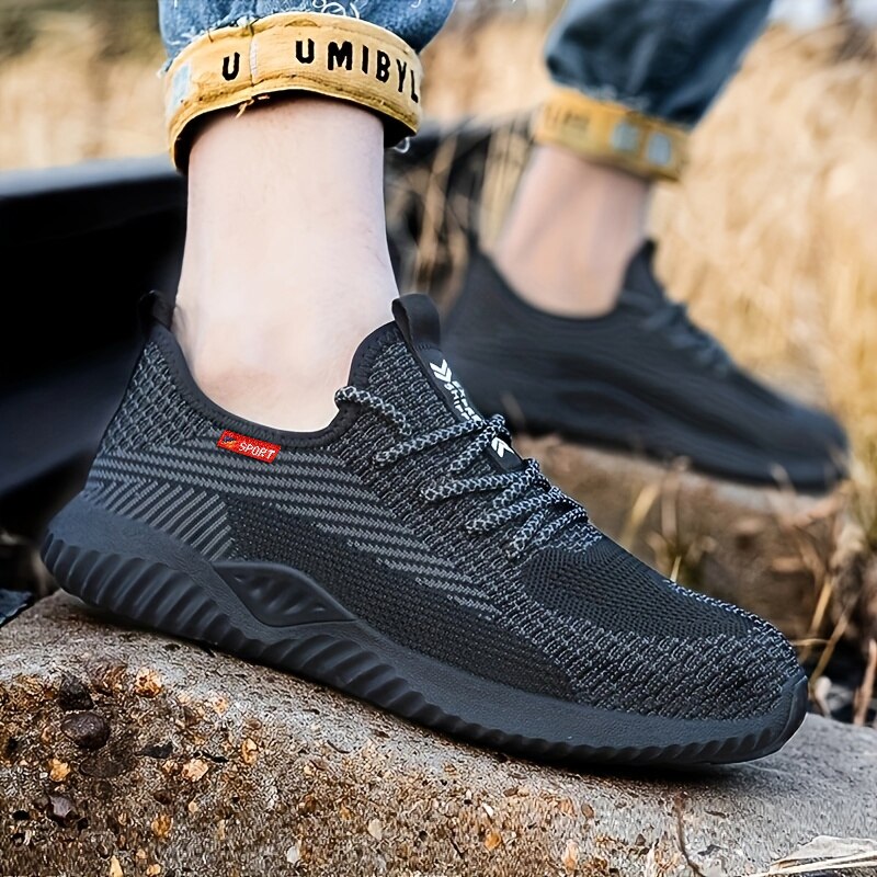 Indestructible Ryder Shoes Men and Women Steel Toe Cap Work Safety Shoes Puncture-Proof Boots Lightweight Breathable Sneakers