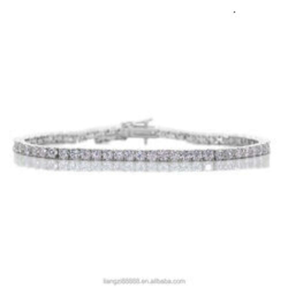 5mm Bracelet Vvs Moissanite Factory Oem Odm Pass Dia Tester Iced Out Tennis Chain Sier Hip Hop Jewelry