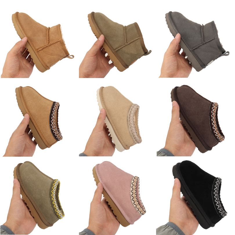 Kid Boot Designer Tasman Boots Toddler Baby Tazz Slippers Child Australia Child Snow Children Winter Classic Ultra Mini Boys Girls Preschool kids shoes