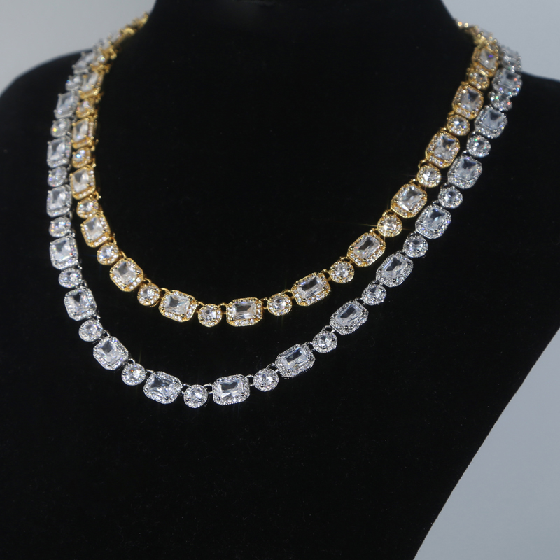 Micro Pave CZ Choker Necklace | Iced Out Tennis Chain Hip Hop Jewelry