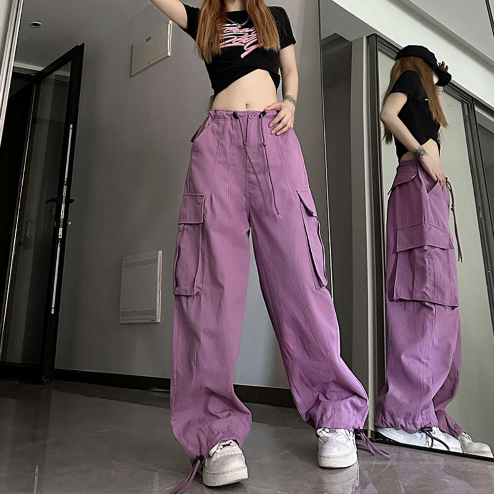 Neutral style work summer fat mm casual ice silk straight tube hanging wide leg pants for men and women F7.11#50