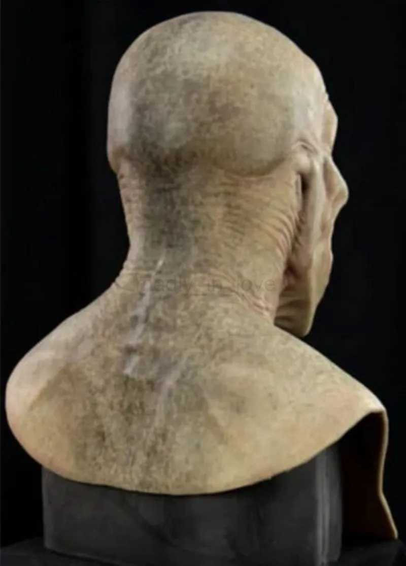 Scary Halloween Fangs Mask Latex Demon Masquerade Props for Adult ManM240711