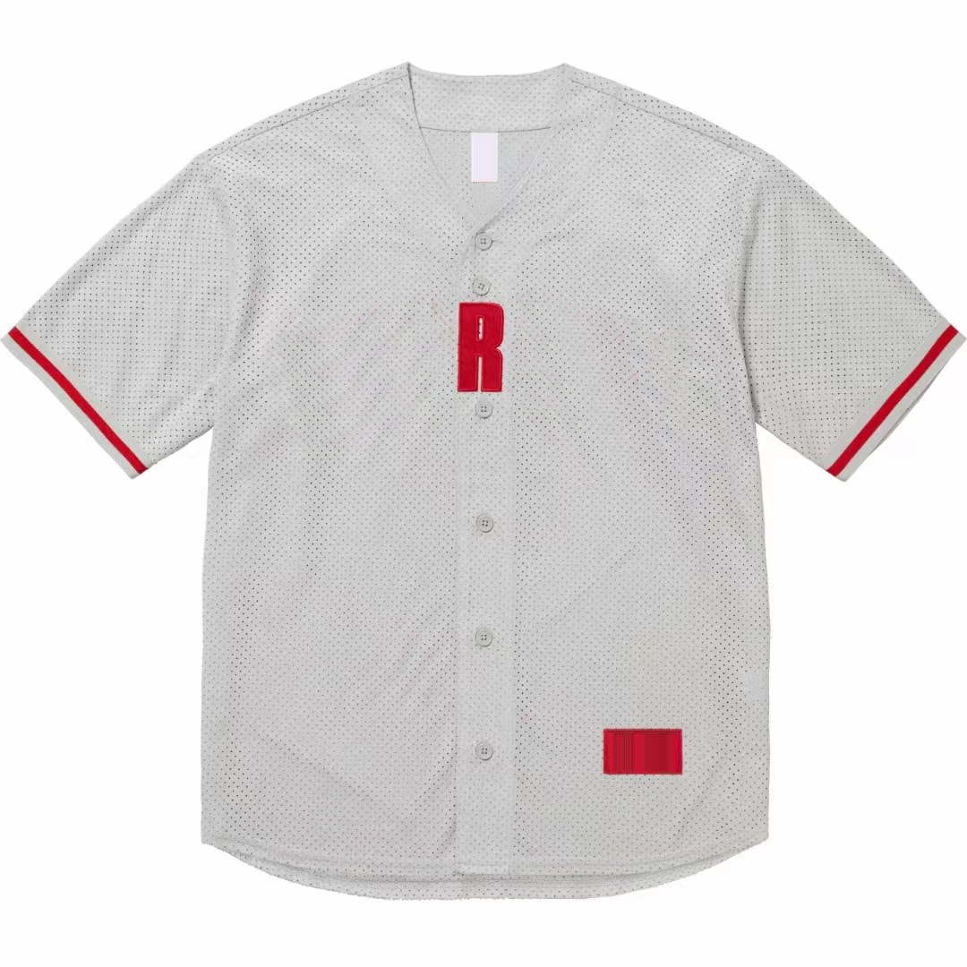 Mesh Baseball Uniform T-shirt Fi Hip Hop Baseball T Shirt Jersey Men Clothing Women Clothes