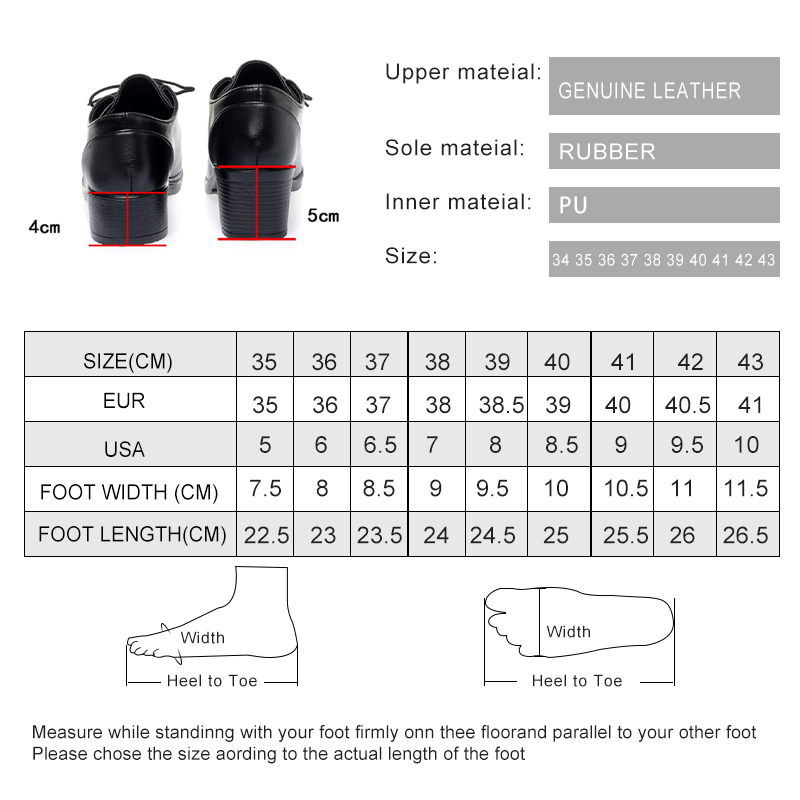 2025 new Spring AIYUQI New Relly Leather Women Shoes Large Size Non-slip Thick Heel Soft Bottom Lace-up Single Ladies shoes 524e