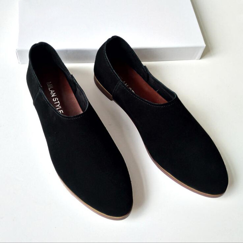 AIYUQI Ballet Flats Women Shoes Genuine Leather Large Size Pointed Toe Women Loafers