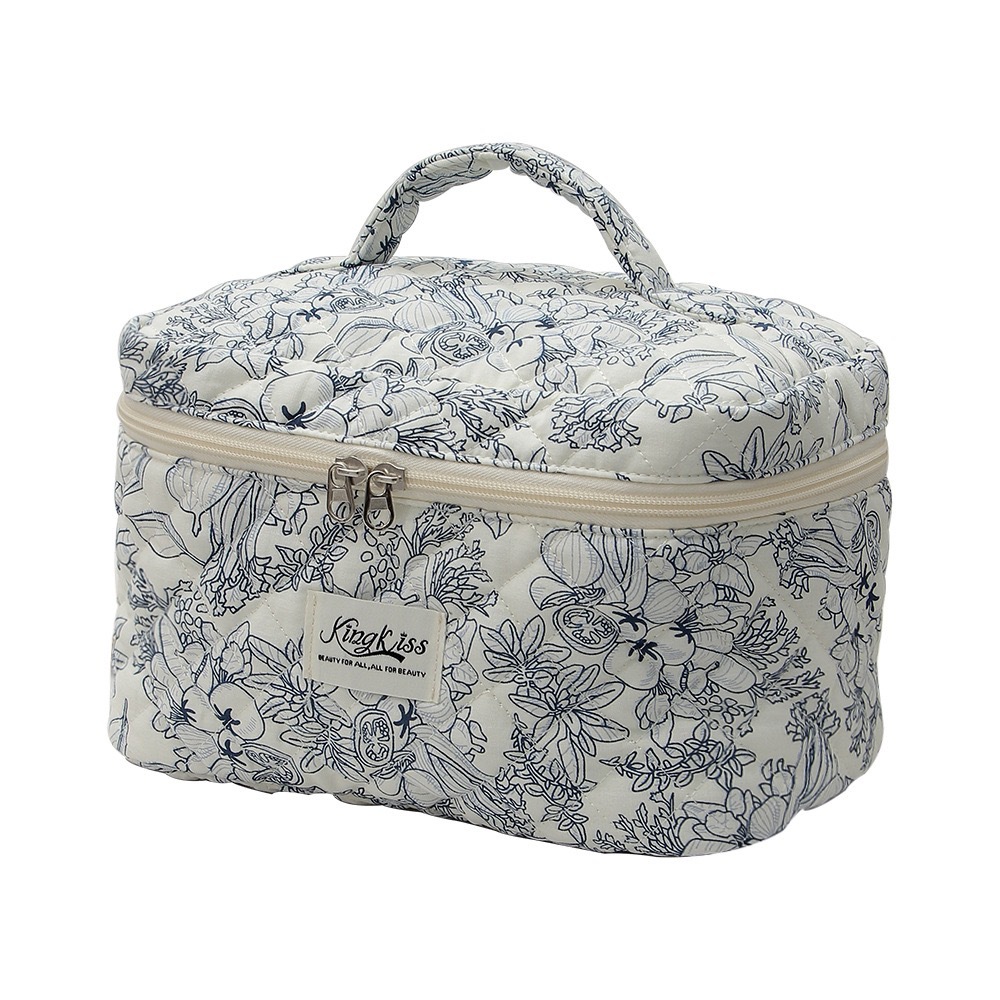 Designer tote bag New love makeup bag handheld large capacity multifunctional multi-layer portable travel skin care products wash bag storage bag