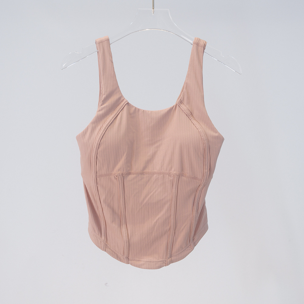 Women Yoga Waist Seamed Bras lingerie EBB Crop Top bralette for Fitness Bras Girl High Elasticity Sport Tank Underwear Running Gym Top Wear 122