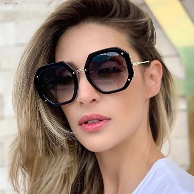 Luxury Sunglasses Women Fashion Brand Design Square Shades Uv400 Vintage Glasses Driver Goggles Mirror S103 95243 IVISTA