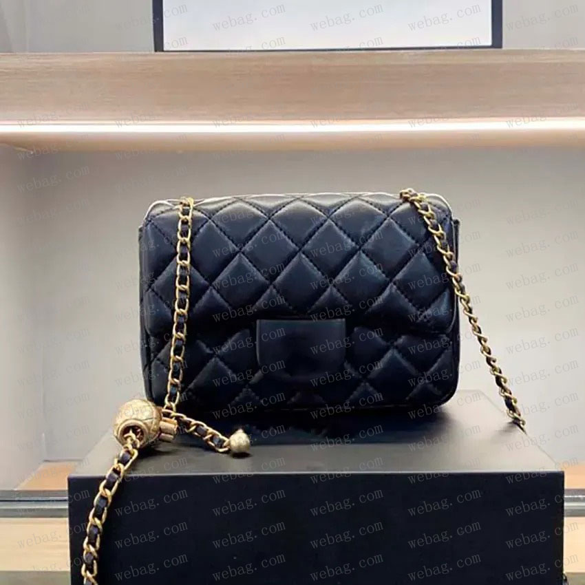 High Quality Designer Bags Women Shoulder Chain Bag Clutch Flap Handbag Caviar Wallet Double Letter Solid Buckle Waist Bag Square Check Women Luxury Handbag