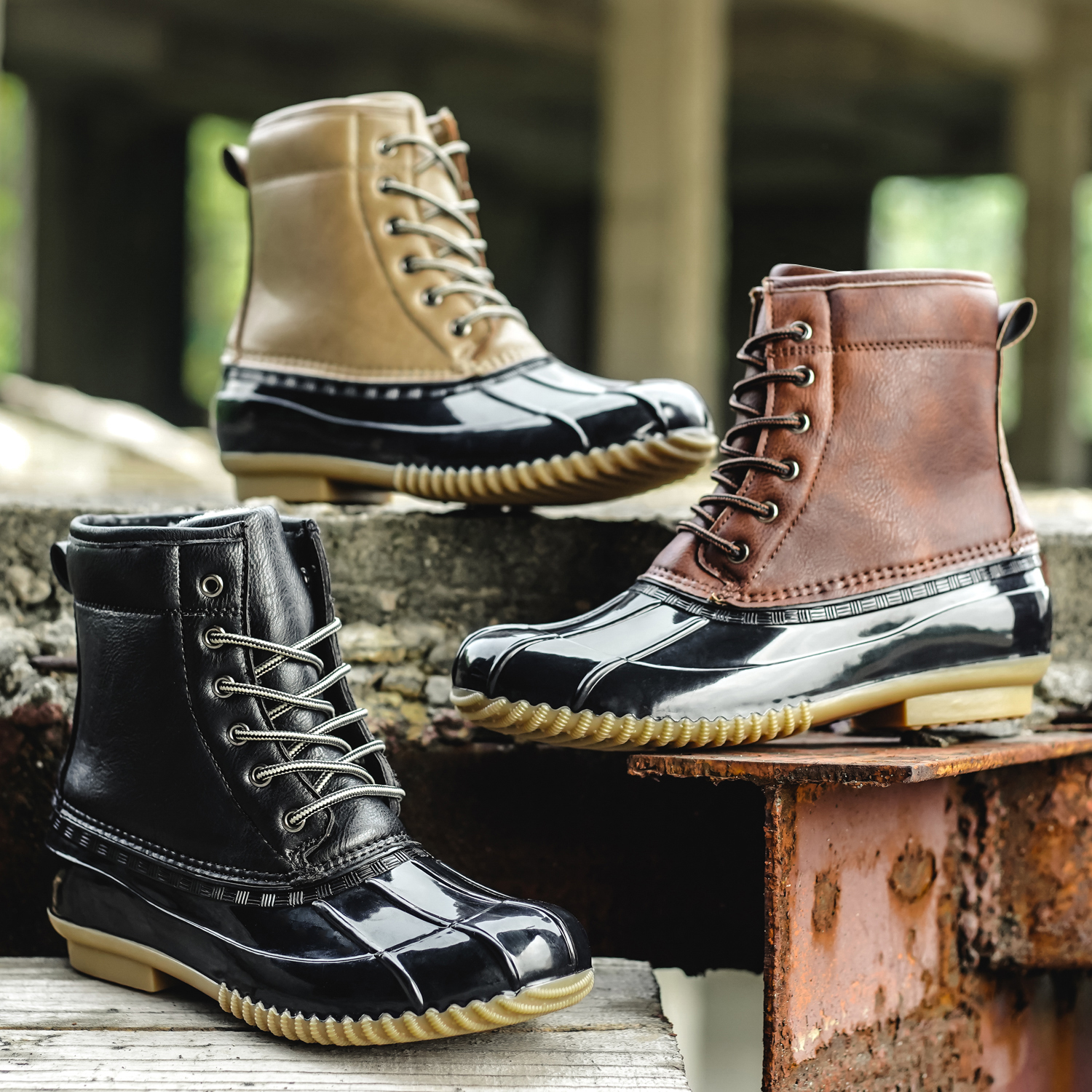 YISHEN Women Snow Boots Winter Warm Lining Duck Boots Waterproof Non-Slip Rubber Rain Shoes Casual Shoes For Women Botas Mujer