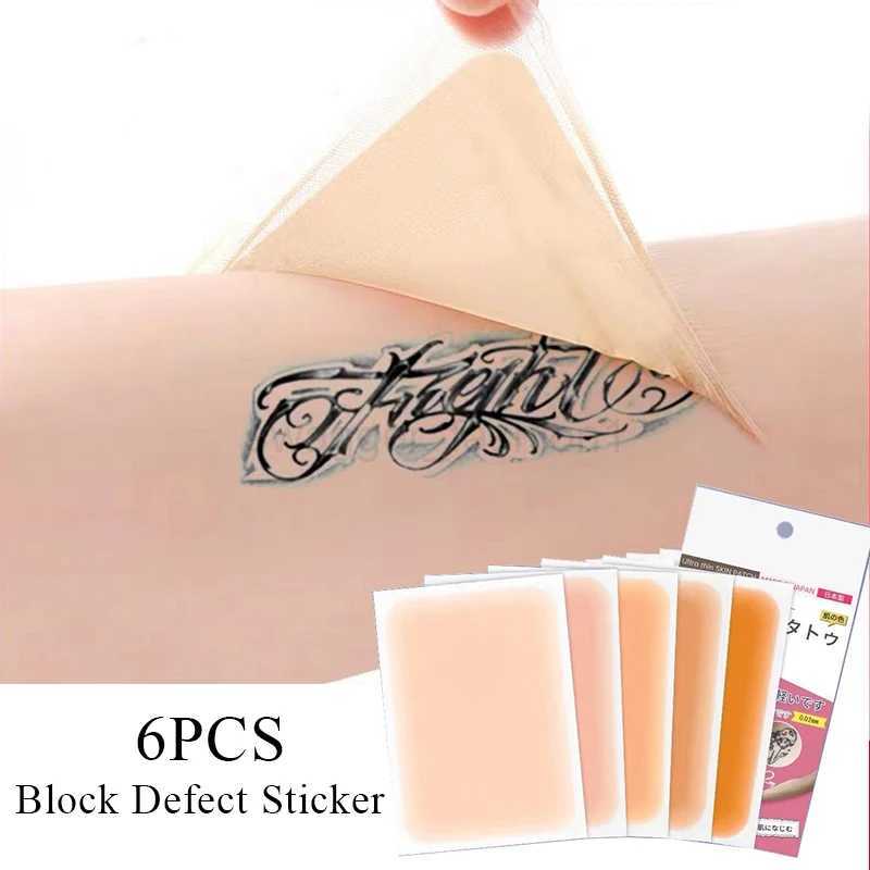 6PCS Scar Patches Skin Color Tattoo Cover Up Skin Repair Patch Waterproof Flaw Birthmark Concealing Sticker Portable Skin CareB240711