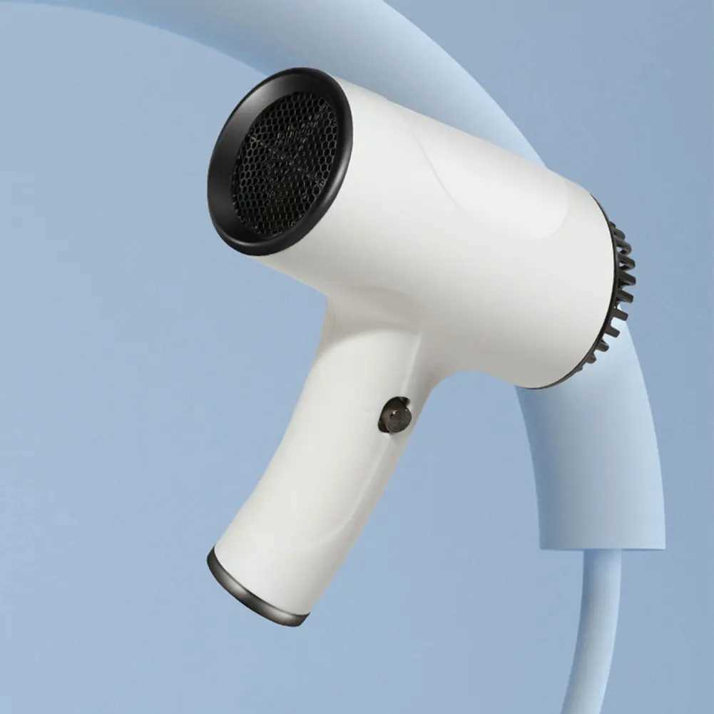 Portable Handy Hairdryer 2600mah Cordless Lonic Hair Dryer 40/500W USB Rechargeable Powerful 2 Gears for Household Travel Salon W250220